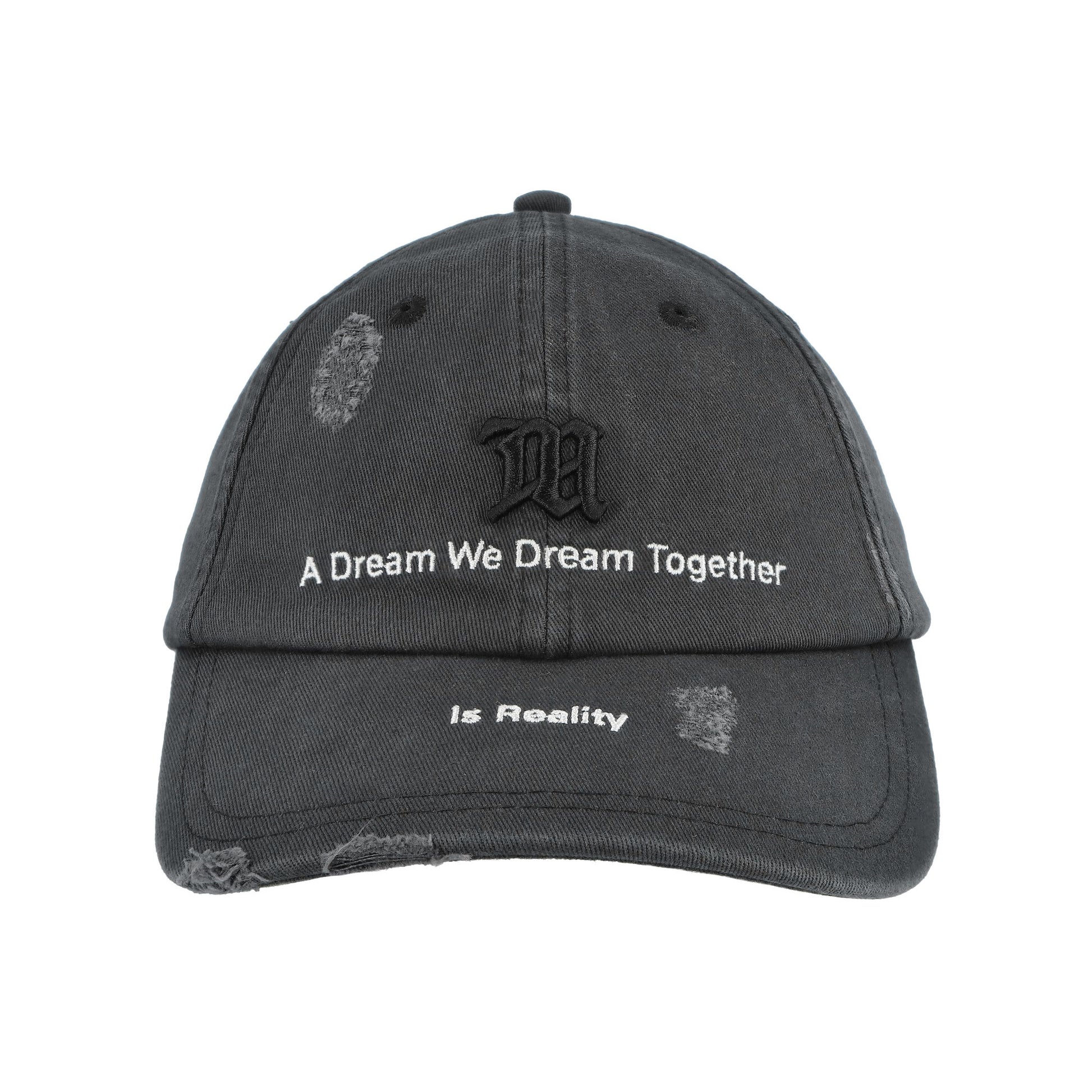 MISBHV Dream Cap Washed Black Caps 250A503 Detail View 4 | GATE