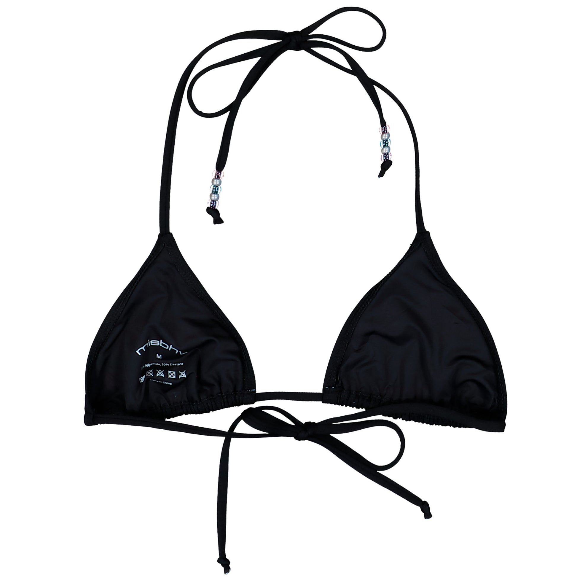 MISBHV New Signature Bikini Bra Black Bikinis 250HSW650 Detail View 2 | GATE