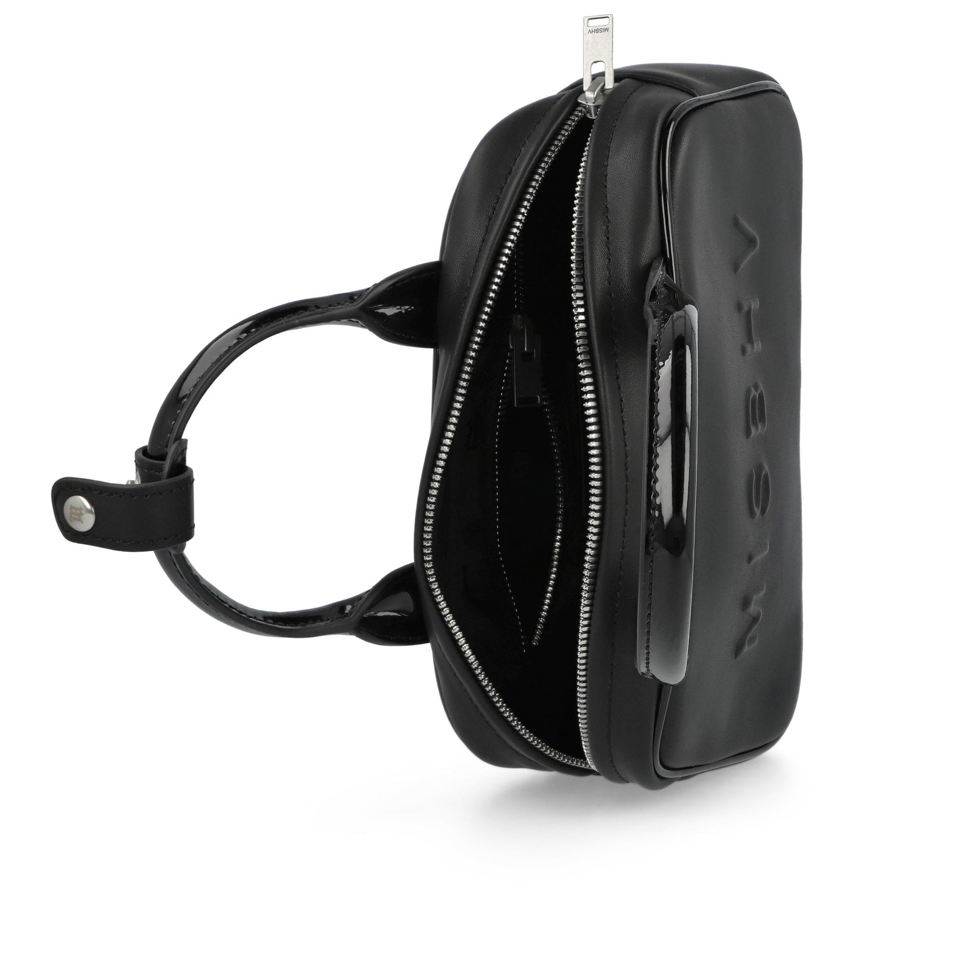 MISBHV London Mini Bag Black Shoulder Bags 251A408 Detail View 3 | GATE
