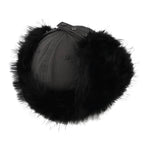 MISBHV Sankt Moritz Fur Cap Washed Black Caps 251A502 Detail View 6 | GATE