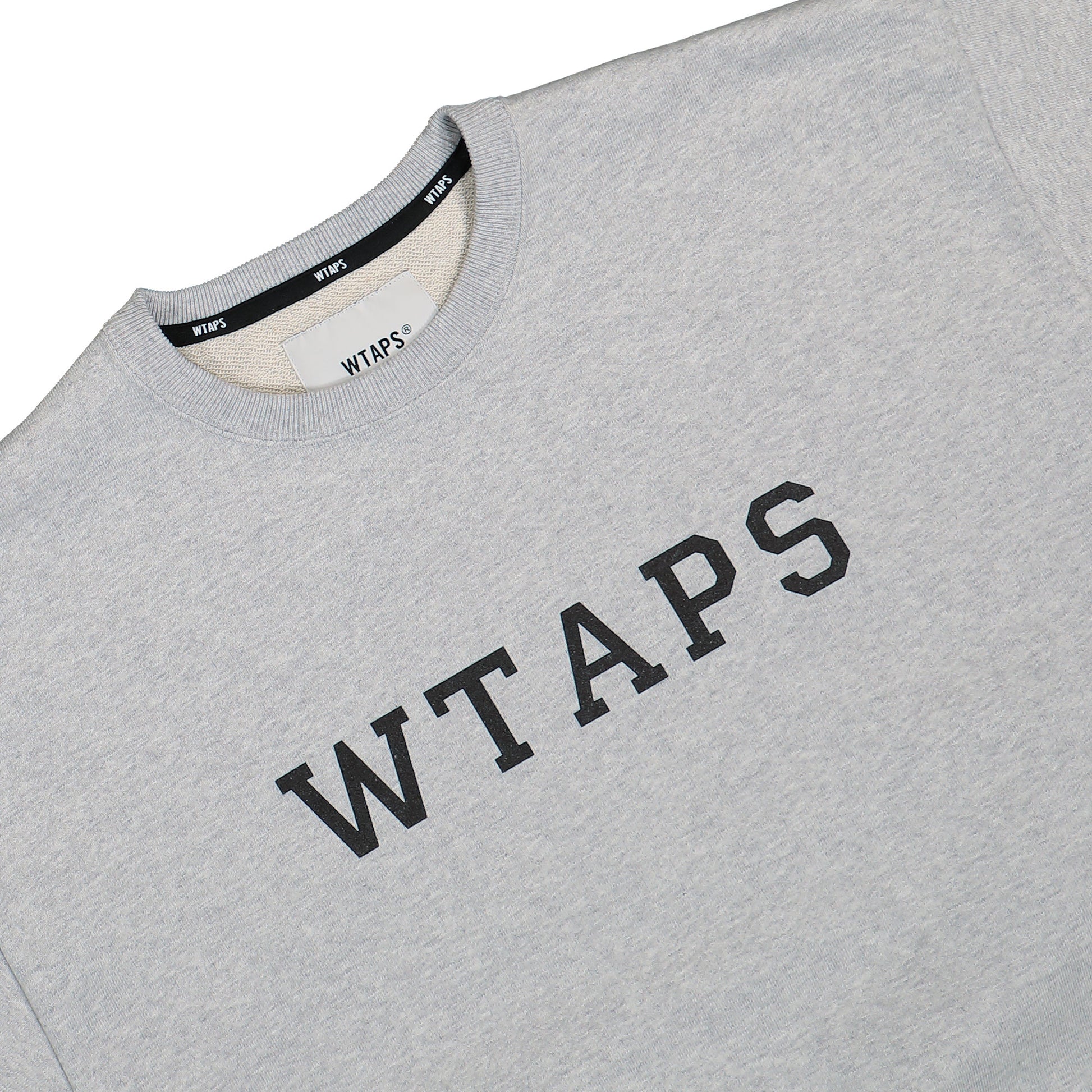 WTAPS Academy / Sweater / Cotton Grey Detail view 3 | Gate