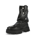 MISBHV Chelsea Covered Boots Black Boots 251BU102 Detail View 4 | GATE