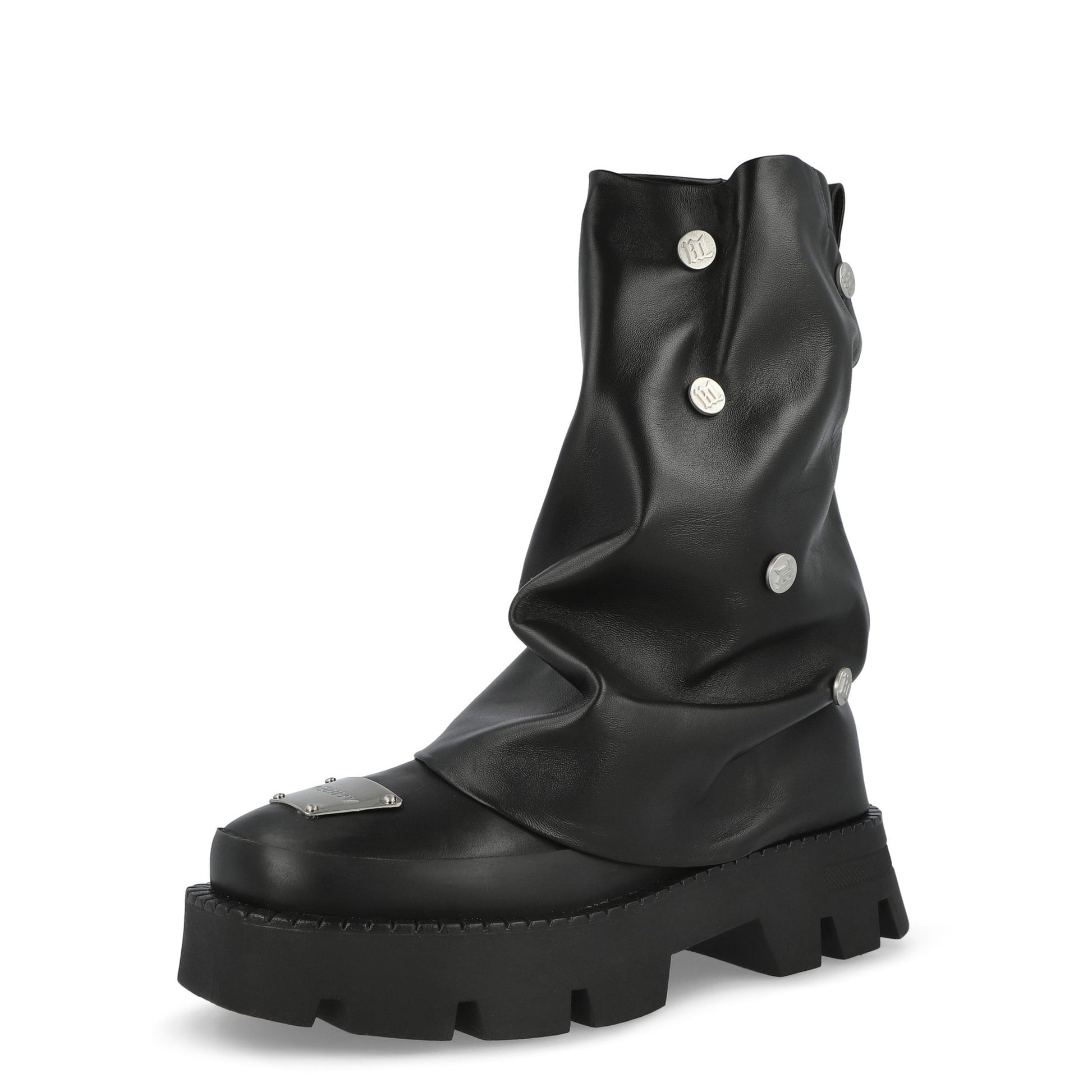 MISBHV Chelsea Covered Boots Black Boots 251BU102 Detail View 4 | GATE