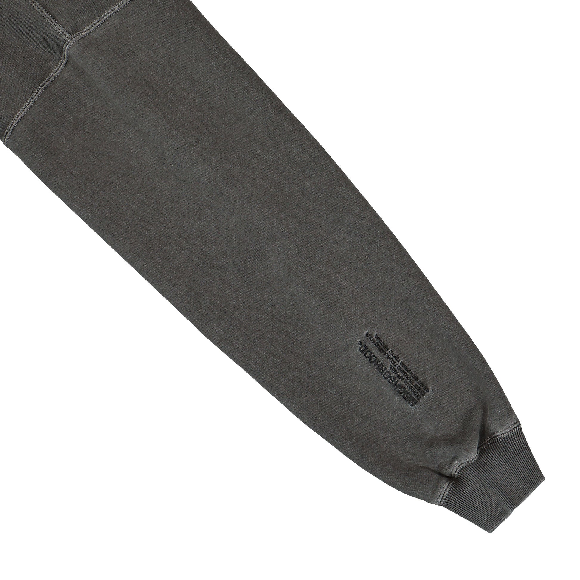 Neighborhood Pigment Dyed Sweat Shirt LS Grey Detail view 5 | Gate