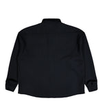 MISBHV Pinstripe Overshirt Black Shirts 251M141 Detail View 2 | GATE