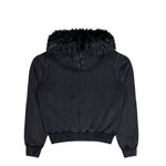 MISBHV Star Teddy Fur Hoodie Black Hoodies 251M234 Detail View 2 | GATE