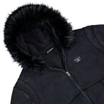 MISBHV Star Teddy Fur Hoodie Black Hoodies 251M234 Detail View 3 | GATE