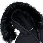 MISBHV Star Teddy Fur Hoodie Black Hoodies 251M234 Detail View 4 | GATE
