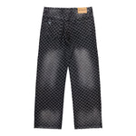 MISBHV Austin Monogram Jeans Washed Black Denim 251M303 Detail View 2 | GATE