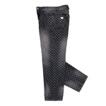 MISBHV Austin Monogram Jeans Washed Black Denim 251M303 Detail View 3 | GATE