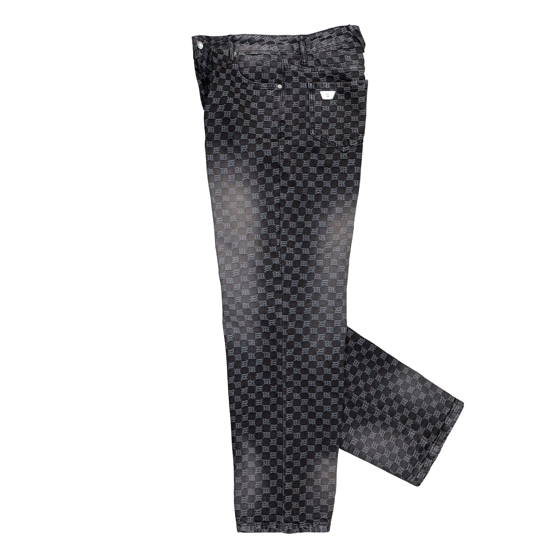 MISBHV Austin Monogram Jeans Washed Black Denim 251M303 Detail View 3 | GATE