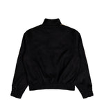 MISBHV Faux Suede Track Jacket Black Jackets 251M417 Detail View 2 | GATE