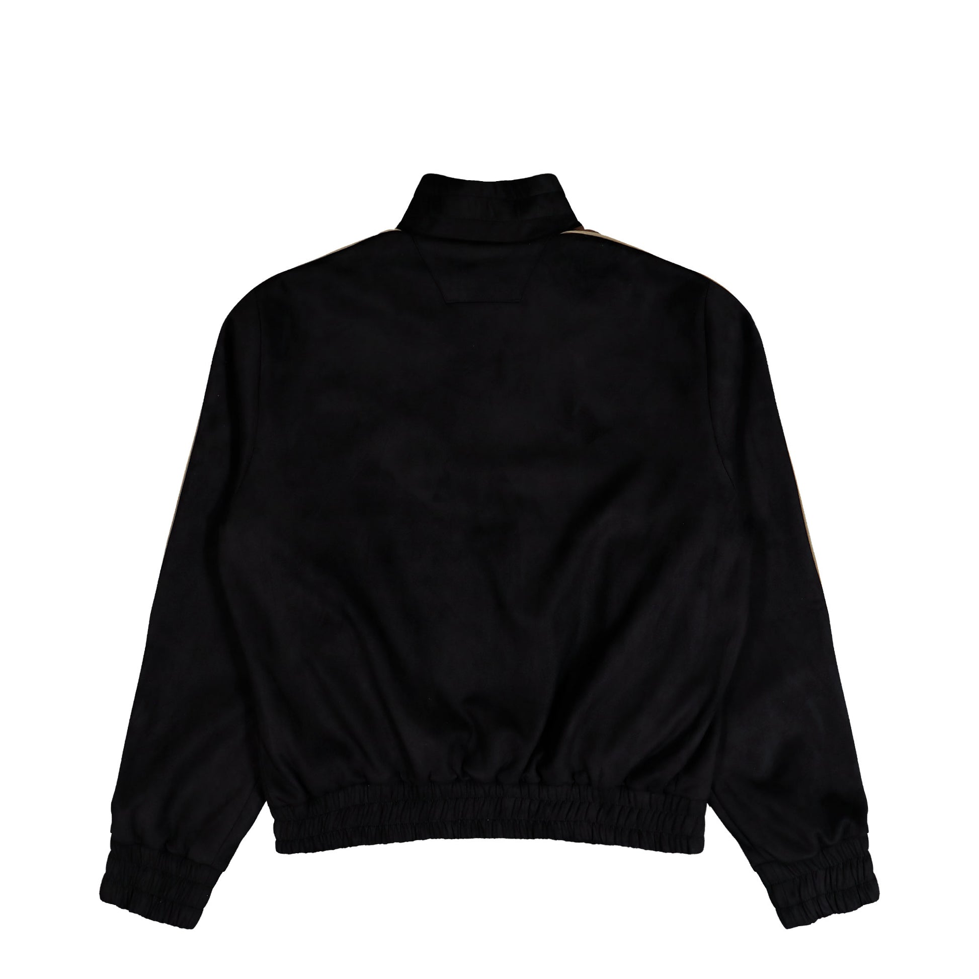 MISBHV Faux Suede Track Jacket Black Jackets 251M417 Detail View 2 | GATE