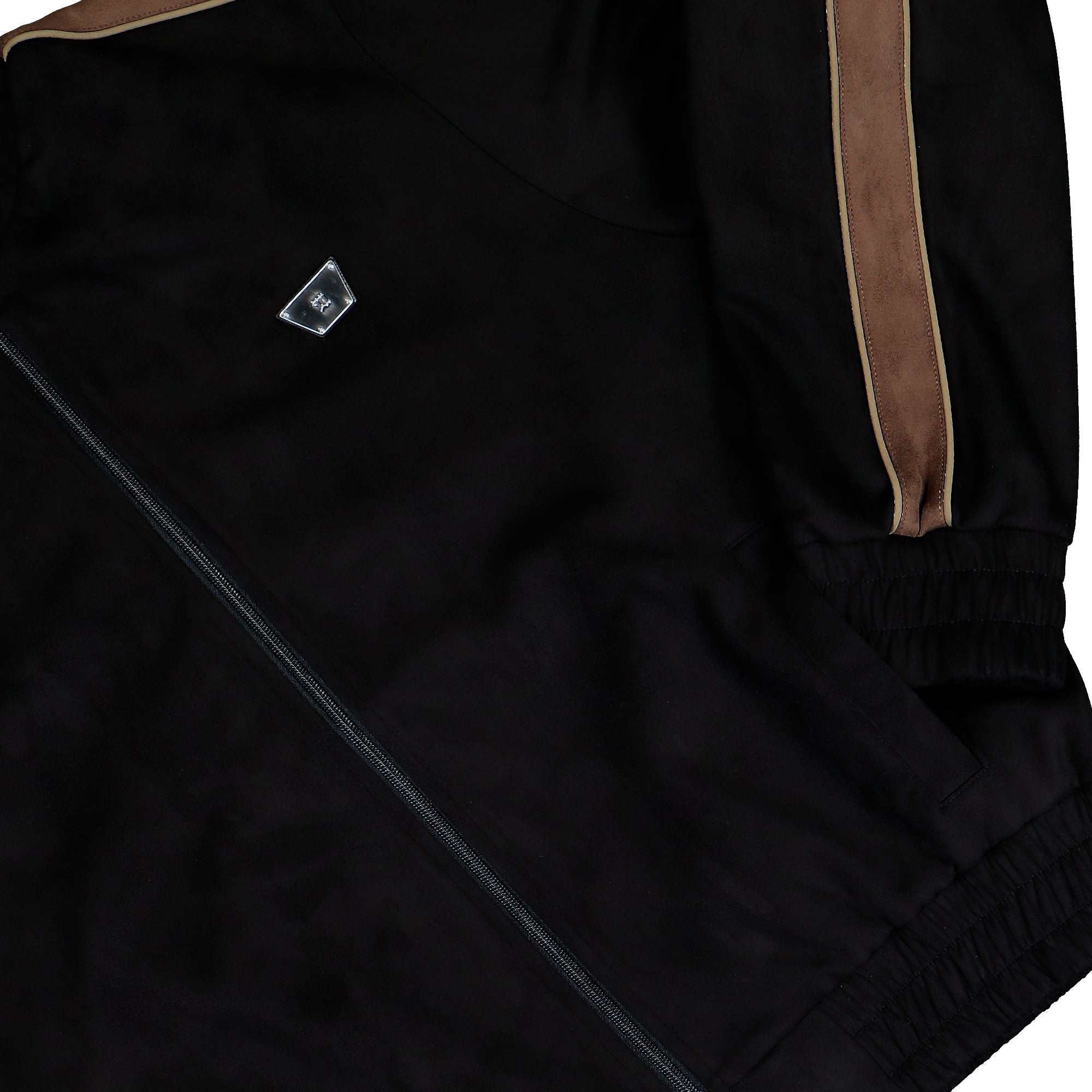 Faux Suede Track Jacket | GATE