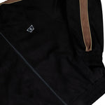 MISBHV Faux Suede Track Jacket Black Jackets 251M417 Detail View 4 | GATE