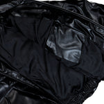 MISBHV Faux Leather Puffer Bomber Jacket Black Jackets 251M427 Detail View 5 | GATE