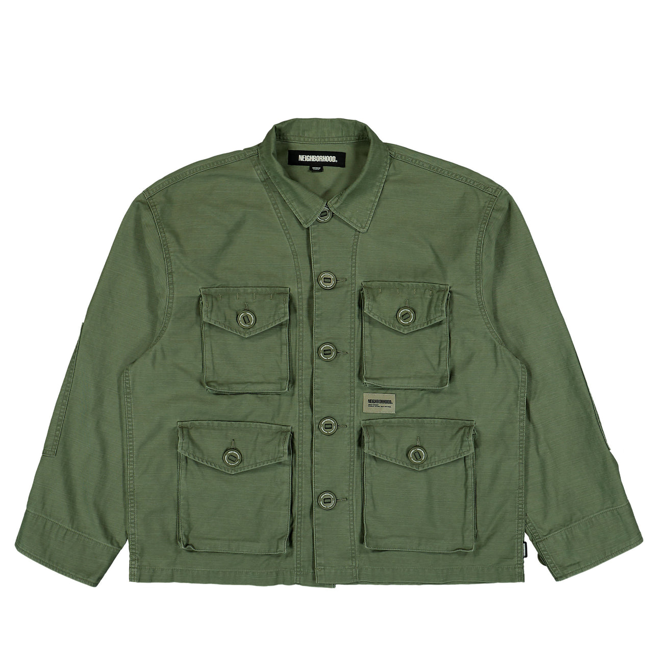 Neighborhood BDU Shirt LS Olive Detail view 1 | Gate