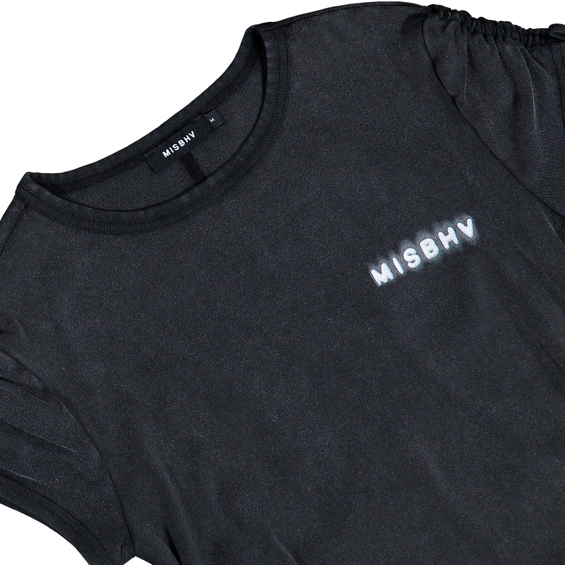 MISBHV Community Fitted T-Shirt Washed Black T-Shirts 251W101 Detail View 3 | GATE