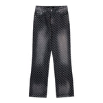 MISBHV Austin Monogram Jeans Washed Black Denim 251W303 Detail View 1 | GATE