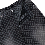 MISBHV Austin Monogram Jeans Washed Black Denim 251W303 Detail View 4 | GATE