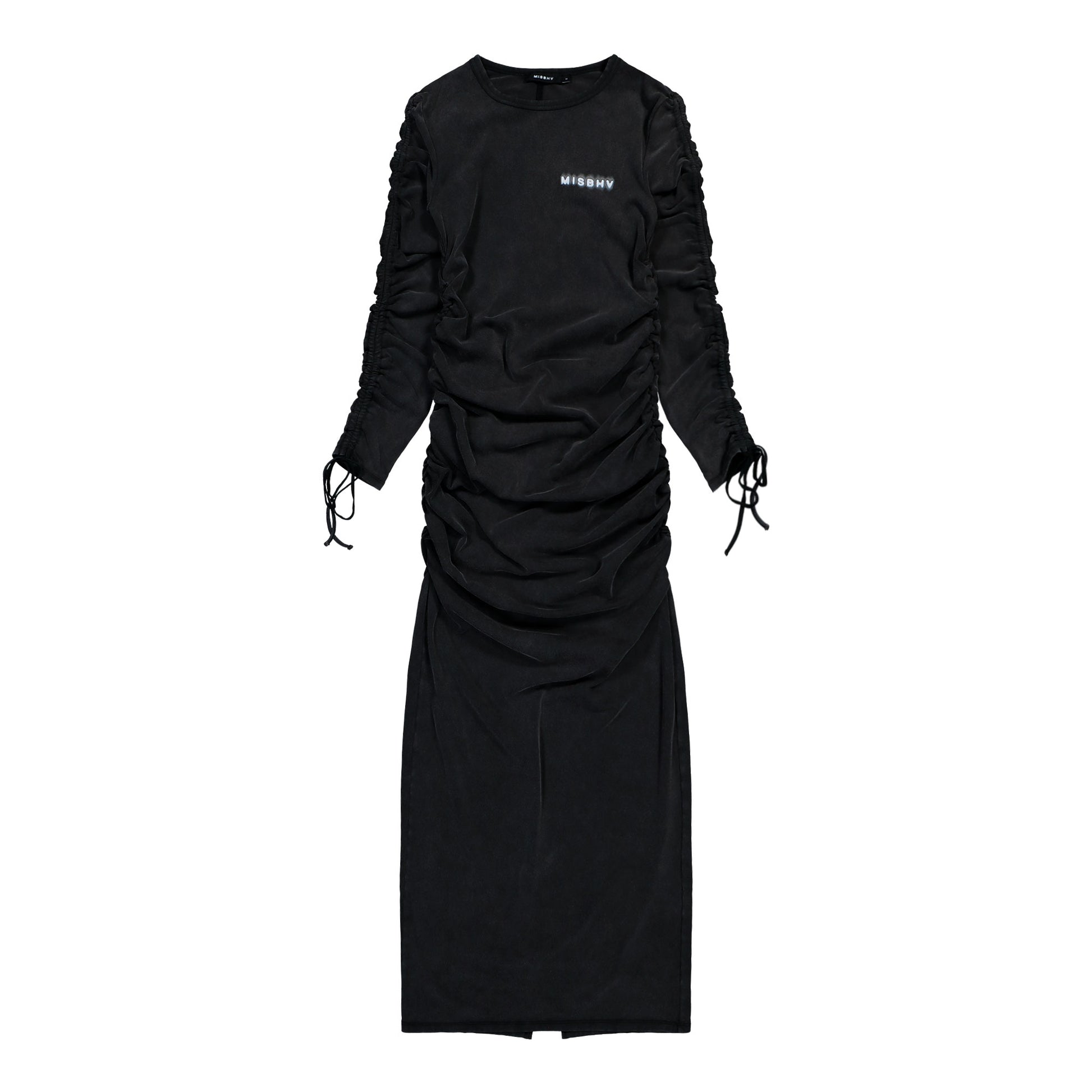 MISBHV Community Maxi Dress Washed Black Dresses 251W820 Detail View 1 | GATE