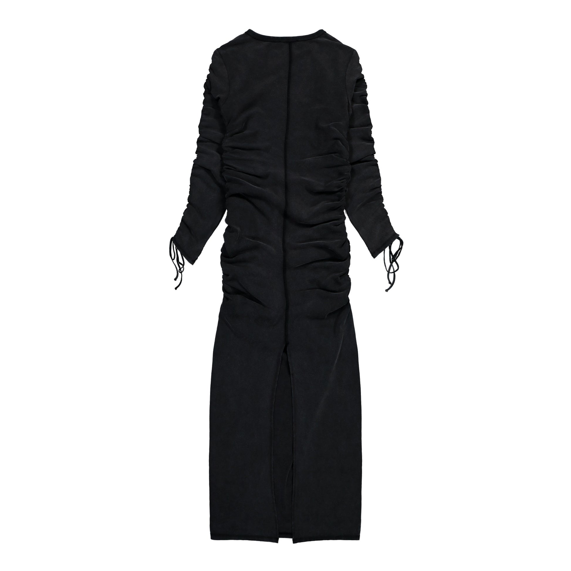 MISBHV Community Maxi Dress Washed Black Dresses 251W820 Detail View 2 | GATE
