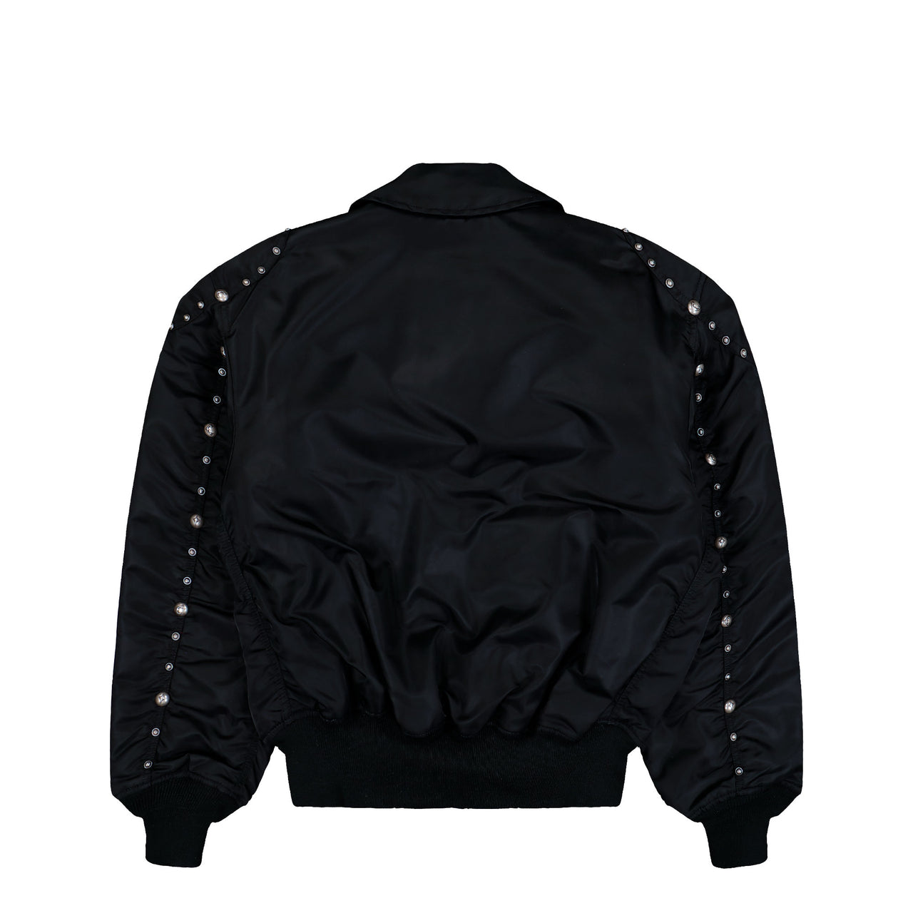 Thug Club x Alpha Industries CWU-45P Rivet Edition Black Bomber & Varsity Jackets 258150-03 Detail View 1 | GATE
