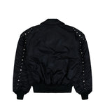 Thug Club x Alpha Industries CWU-45P Rivet Edition Black Bomber & Varsity Jackets 258150-03 Detail View 2 | GATE
