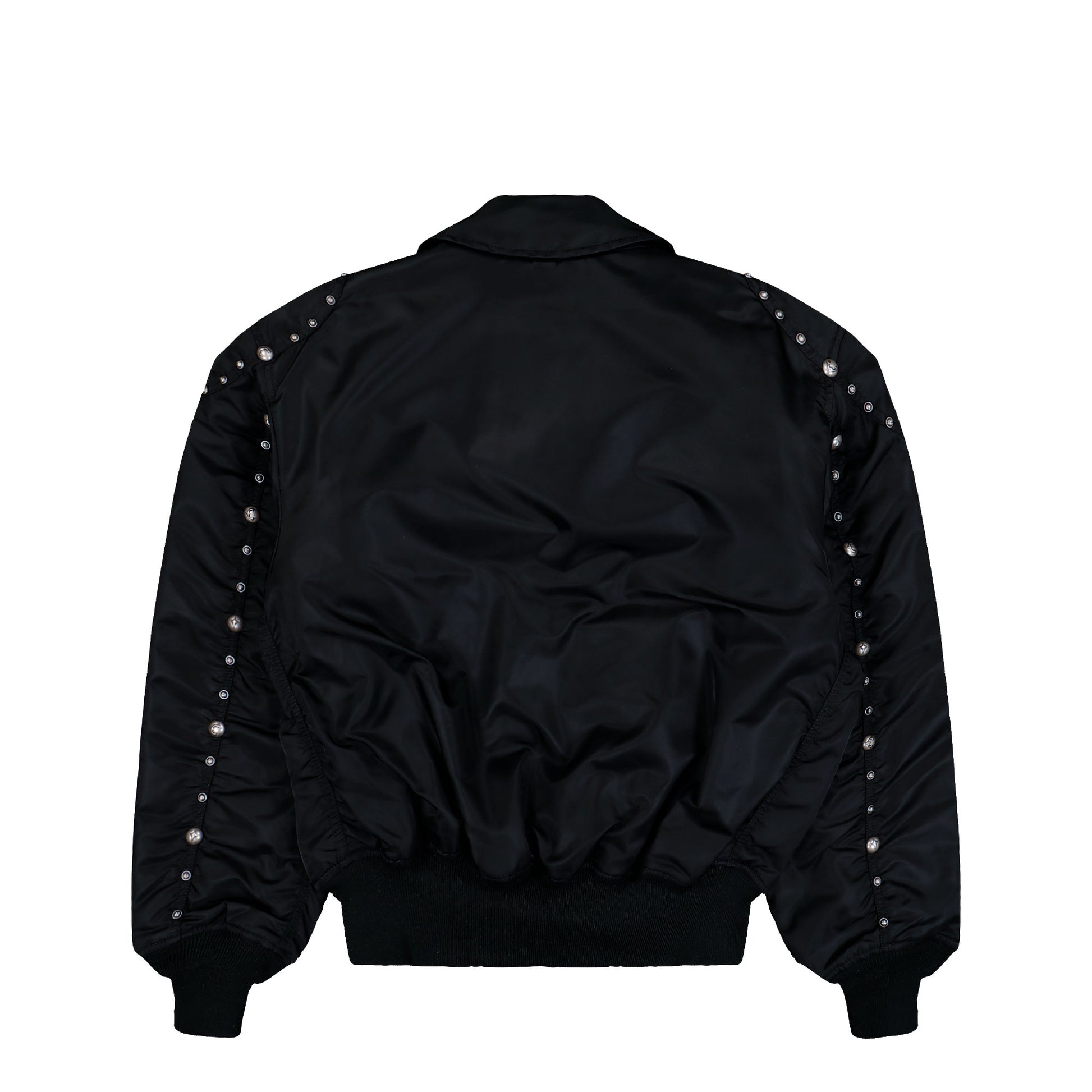 Thug Club x Alpha Industries CWU-45P Rivet Edition Black Bomber & Varsity Jackets 258150-03 Detail View 2 | GATE
