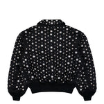 Thug Club x Alpha Industries CWU-45P All Over Rivet Edition Black Bomber & Varsity Jackets 258151-03 Detail View 2 | GATE
