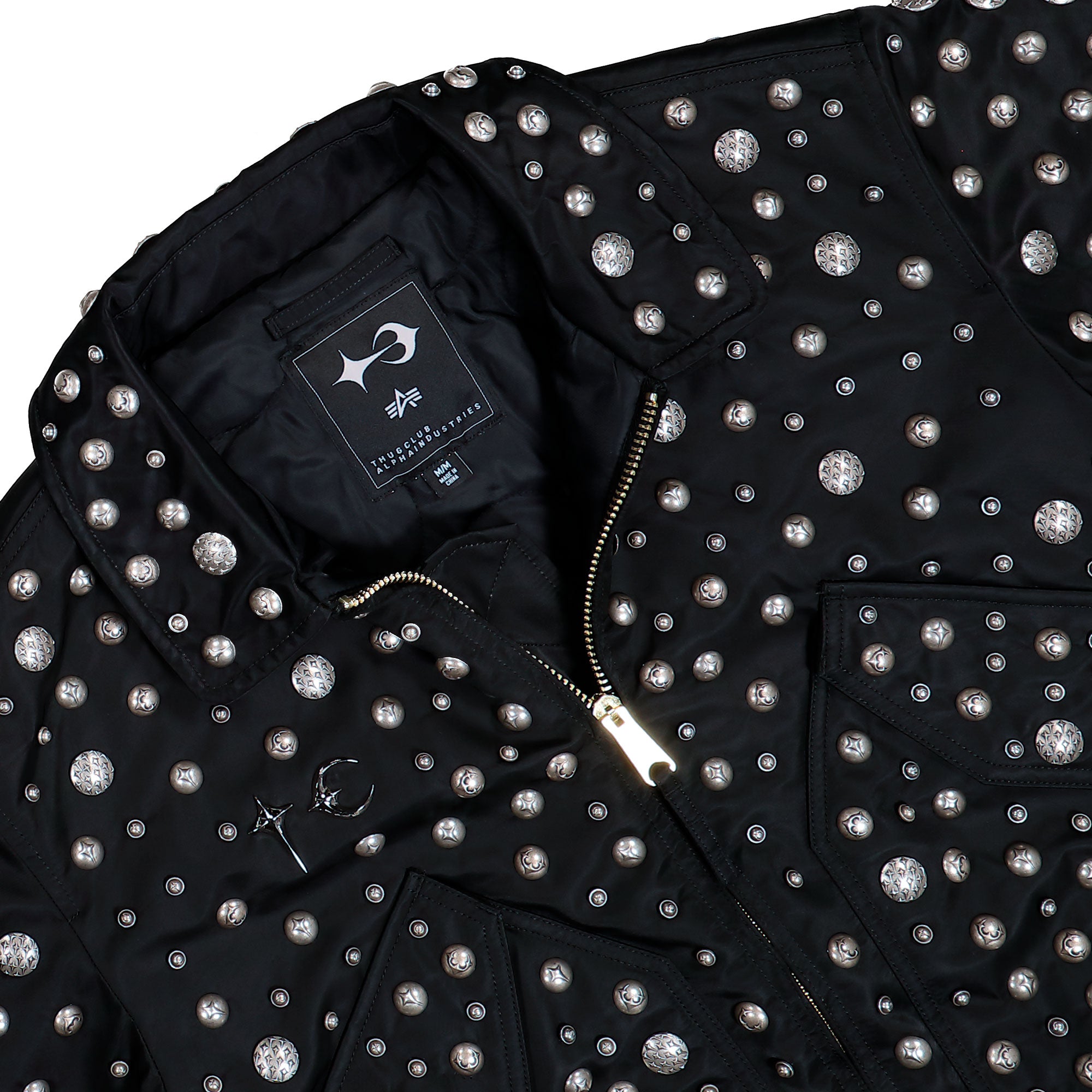 WAQ Alpha TC BLACK 黒 ACDC RAG Error Code Cyberpunk Tech Oversized Black Yellow Jacket