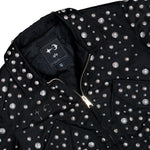 Thug Club x Alpha Industries CWU-45P All Over Rivet Edition Black Bomber & Varsity Jackets 258151-03 Detail View 3 | GATE
