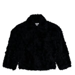 Doublet Sinister Mouth Faux Fur Jacket Black Jackets 25AW15BL228 Detail View 1 | GATE