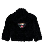 Doublet Sinister Mouth Faux Fur Jacket Black Jackets 25AW15BL228 Detail View 2 | GATE