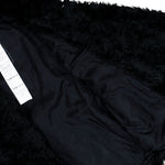 Doublet Sinister Mouth Faux Fur Jacket Black Jackets 25AW15BL228 Detail View 5 | GATE