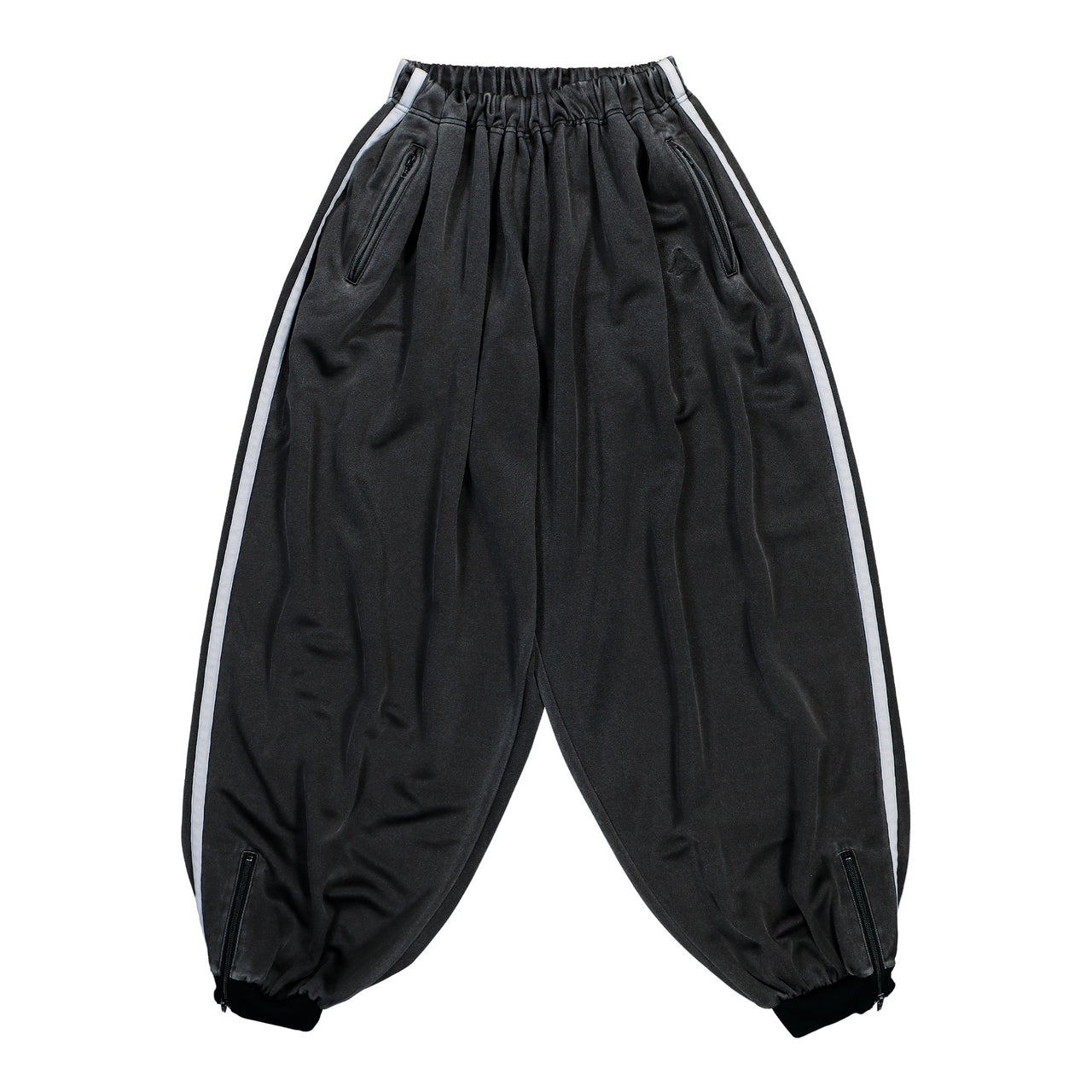 Doublet Faded Black Track Pants Grey Sweat & Track Pants 25AW27PT324 Detail View 1 | GATE