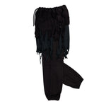 Doublet Phantom Frayed Sweatpants Black Sweat & Track Pants 25AW34PT327 Detail View 3 | GATE