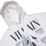 Doublet Villain Cover Print Hoodie White Hoodies 25AW47CS410 Detail View 4 | GATE
