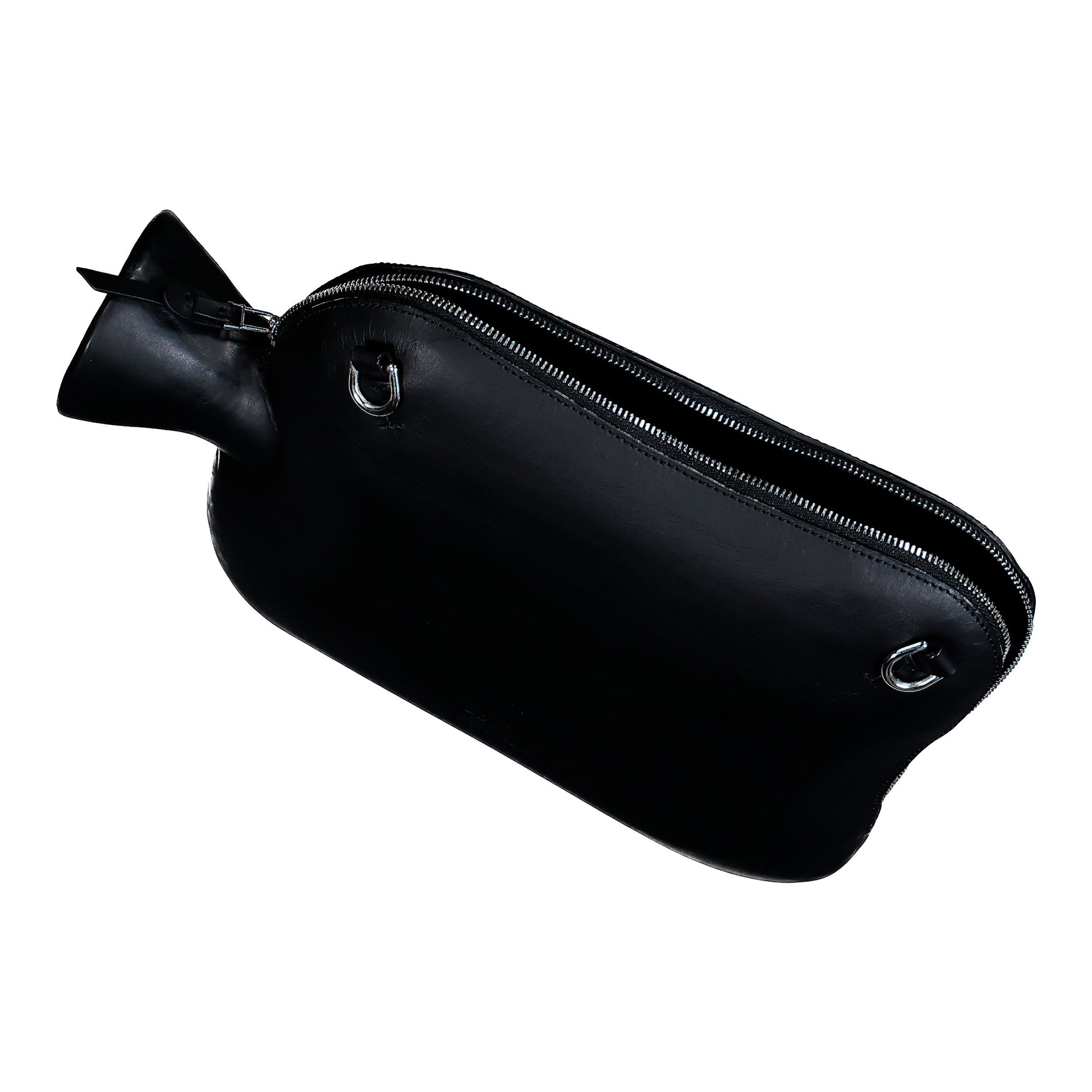 Beta Post x Doublet Bottle-Shaped Leather Bag Black Shoulder Bags 25AW79BG64 Detail View 4 | GATE