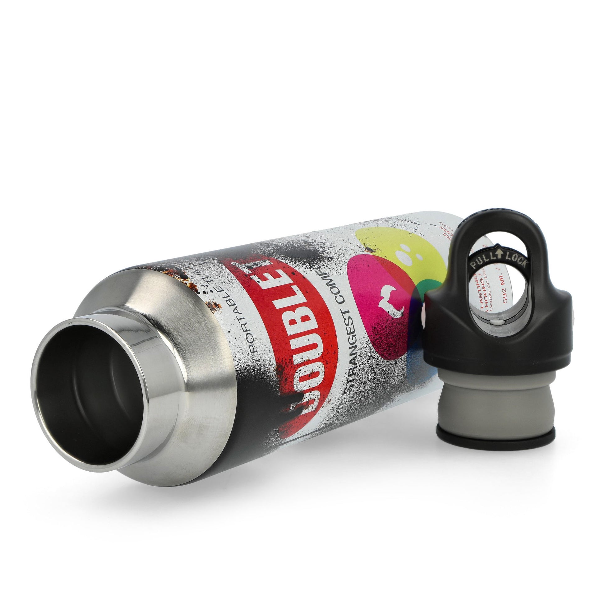 Doublet Spray-Can Water Bottle M Multicolor Others 25AW90AC34 Detail View 3 | GATE