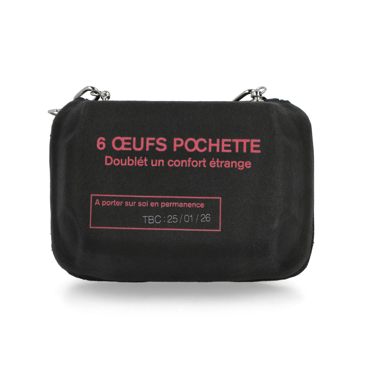 Doublet Egg Pack Pouch Black Shoulder Bags 25AW97BG69 Detail View 1 | GATE