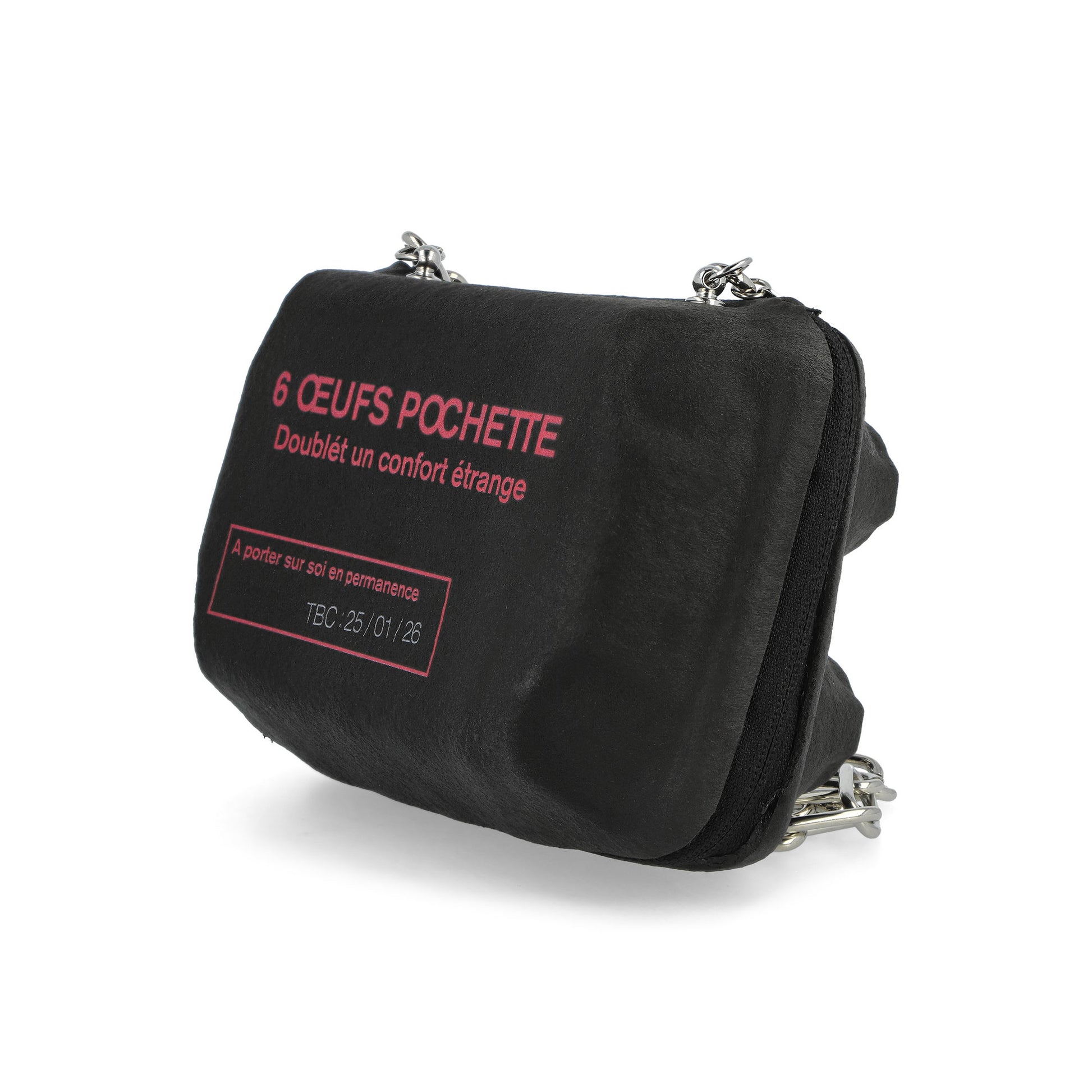 Doublet Egg Pack Pouch Black Shoulder Bags 25AW97BG69 Detail View 3 | GATE