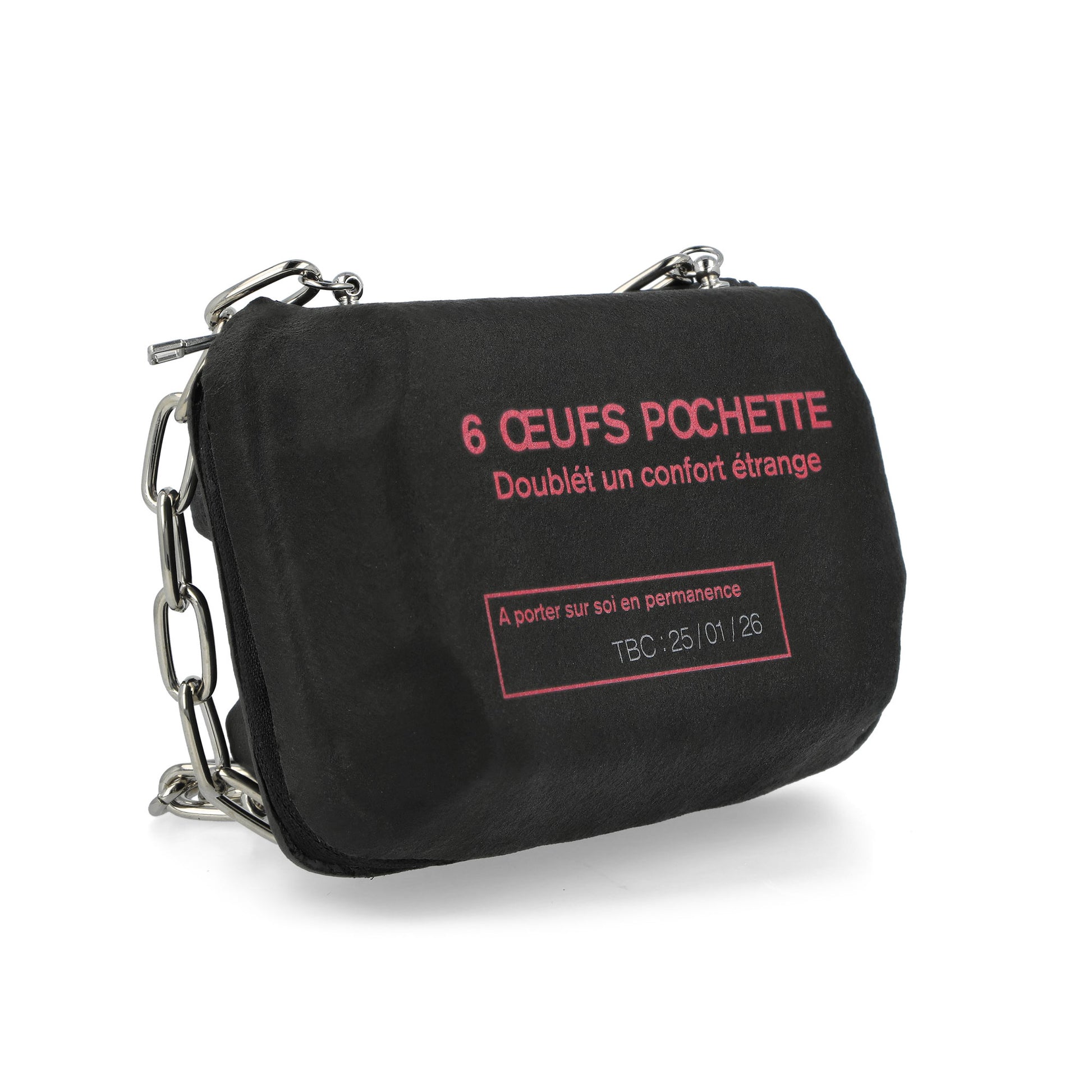 Doublet Egg Pack Pouch Black Shoulder Bags 25AW97BG69 Detail View 4 | GATE