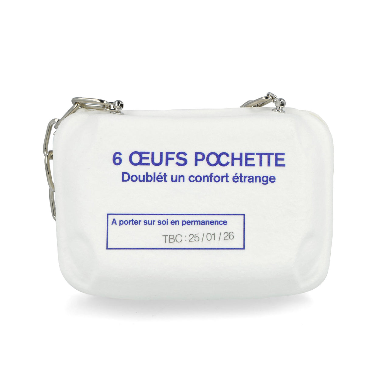 Doublet Egg Pack Pouch White Shoulder Bags 25AW97BG69 Detail View 1 | GATE