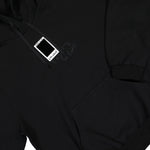 Doublet Cheki Rainbow Film Hoodie Black Detail view 4 | Gate