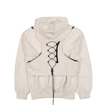 Doublet Trail Vest Hoodie White Detail view 2 | Gate