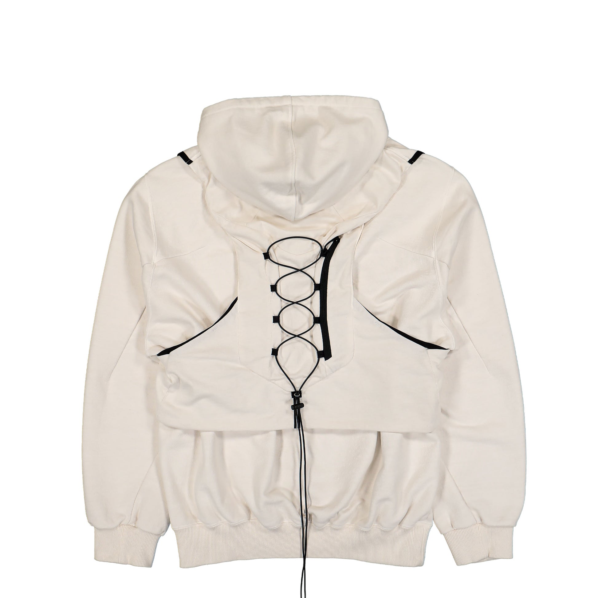 Doublet Trail Vest Hoodie White Detail view 2 | Gate