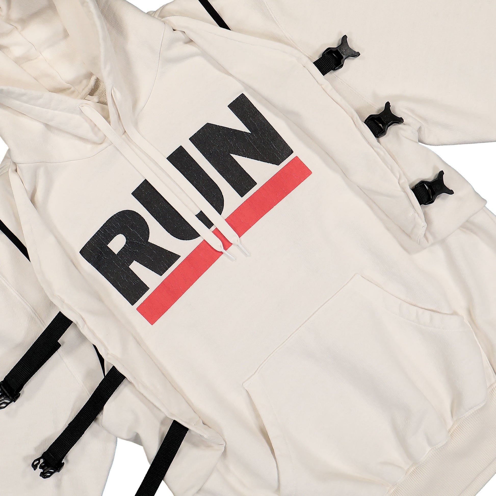 Doublet Trail Vest Hoodie White Detail view 5 | Gate