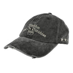 MISBHV Lost In Paradise Cap Washed Black Hats 260A505 Detail View 1 | GATE