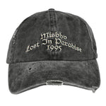 MISBHV Lost In Paradise Cap Washed Black Hats 260A505 Detail View 4 | GATE